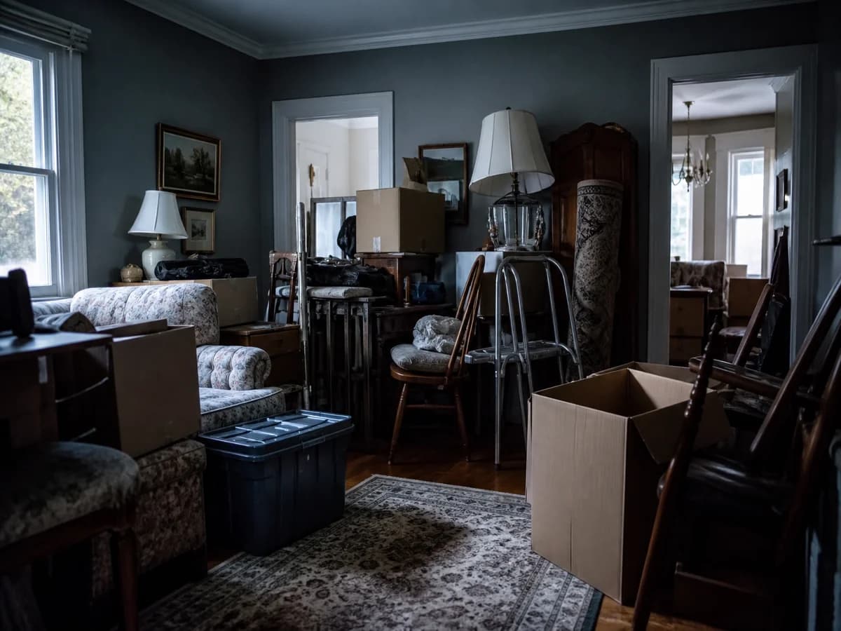 Junk Command performing a respectful estate cleanout in Southeast Michigan